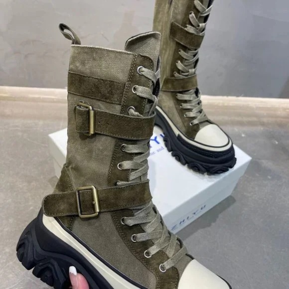 New thick sole heightened niche motorcycle boots - Picture 6 of 6